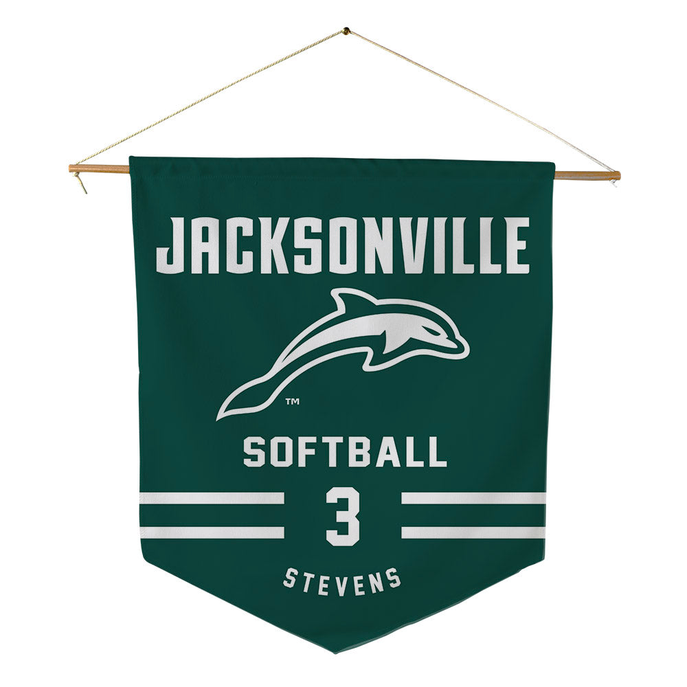 Jacksonville - NCAA Softball : Kiersten Stevens - Pennant - 18" x 21"-0