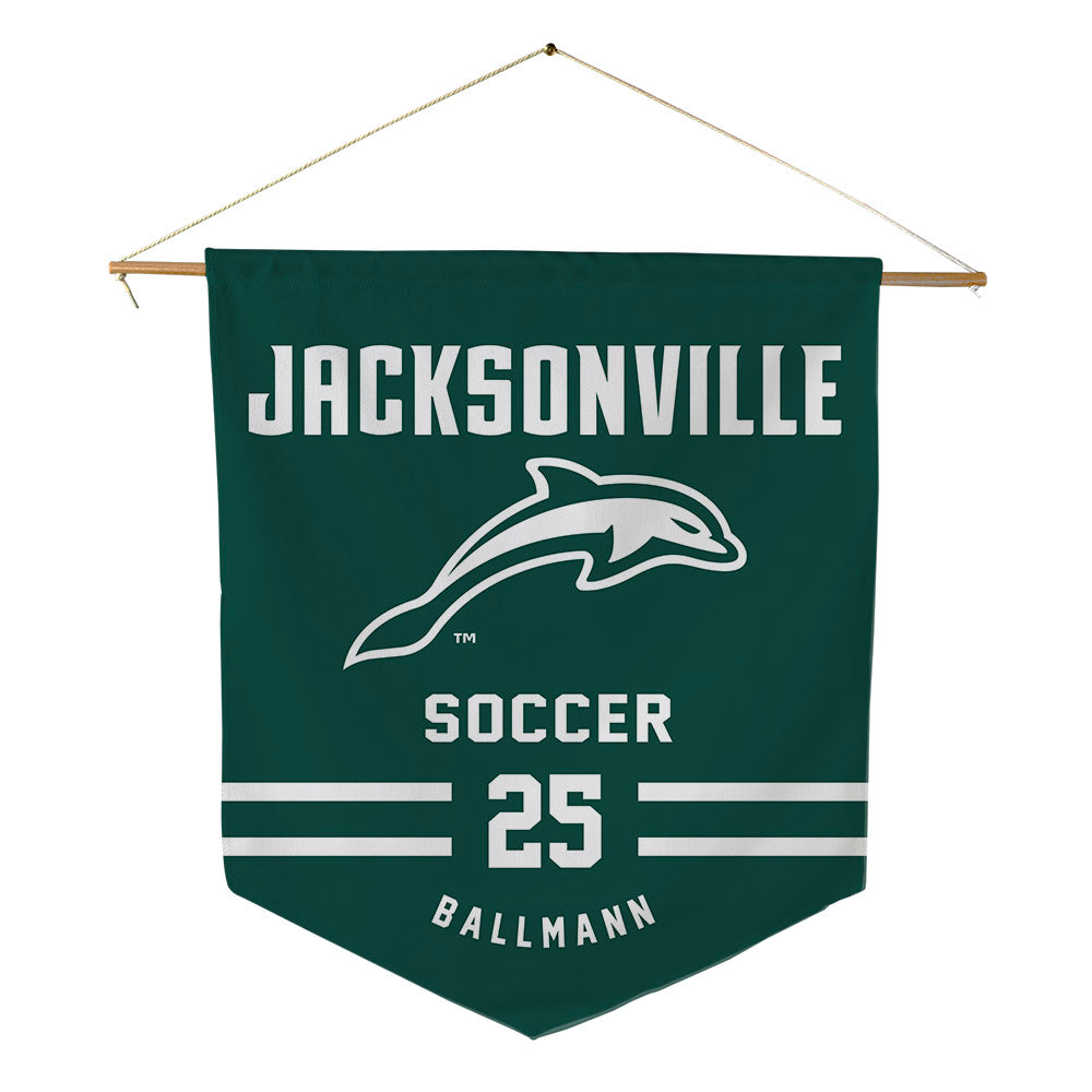 Jacksonville - NCAA Women's Soccer : Lina Ballmann - Pennant - 18" x 21"-0