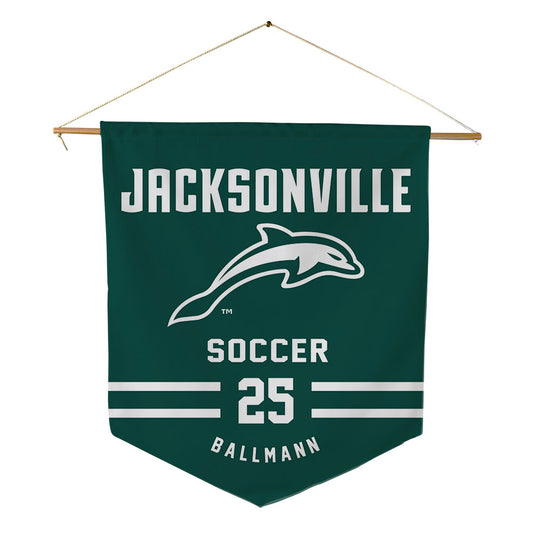 Jacksonville - NCAA Women's Soccer : Lina Ballmann - Pennant - 18" x 21"-0