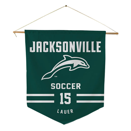 Jacksonville - NCAA Women's Soccer : Payton Lauer - Pennant - 18" x 21"-0