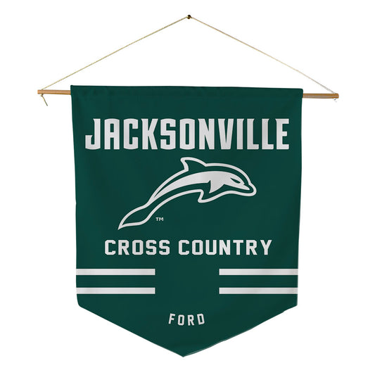 Jacksonville - NCAA Men's Cross Country : Liam Ford - Pennant - 18" x 21"-0