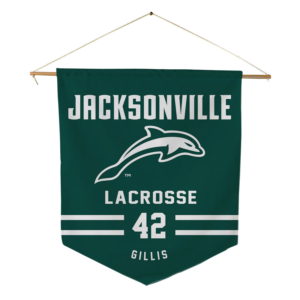 Jacksonville - NCAA Women's Lacrosse : Micaela Gillis - Pennant - 18" x 21"-0