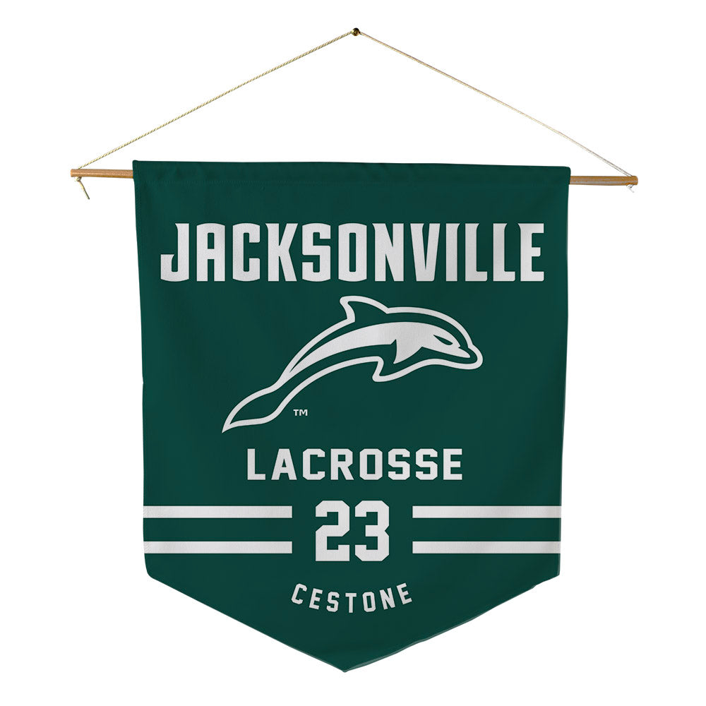 Jacksonville - NCAA Women's Lacrosse : Jacquelyn Cestone - Pennant - 18" x 21"-0