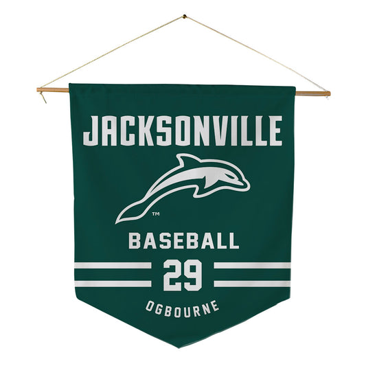 Jacksonville - NCAA Baseball : Archer Ogbourne - Pennant - 18" x 21"-0