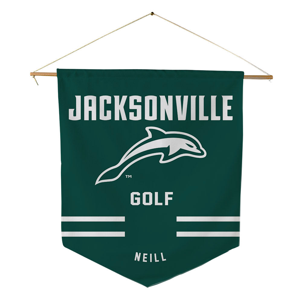 Jacksonville - NCAA Men's Golf : Jack Neill - Pennant - 18" x 21"-0