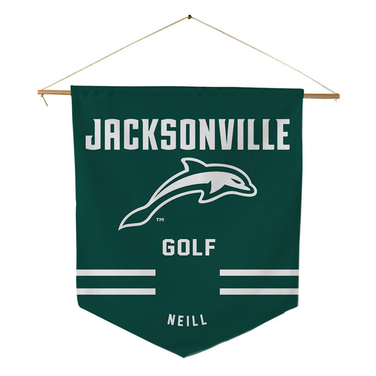 Jacksonville - NCAA Men's Golf : Jack Neill - Pennant - 18" x 21"-0