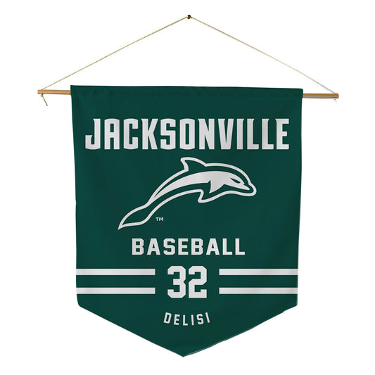 Jacksonville - NCAA Baseball : Nick DeLisi - Pennant - 18" x 21"-0