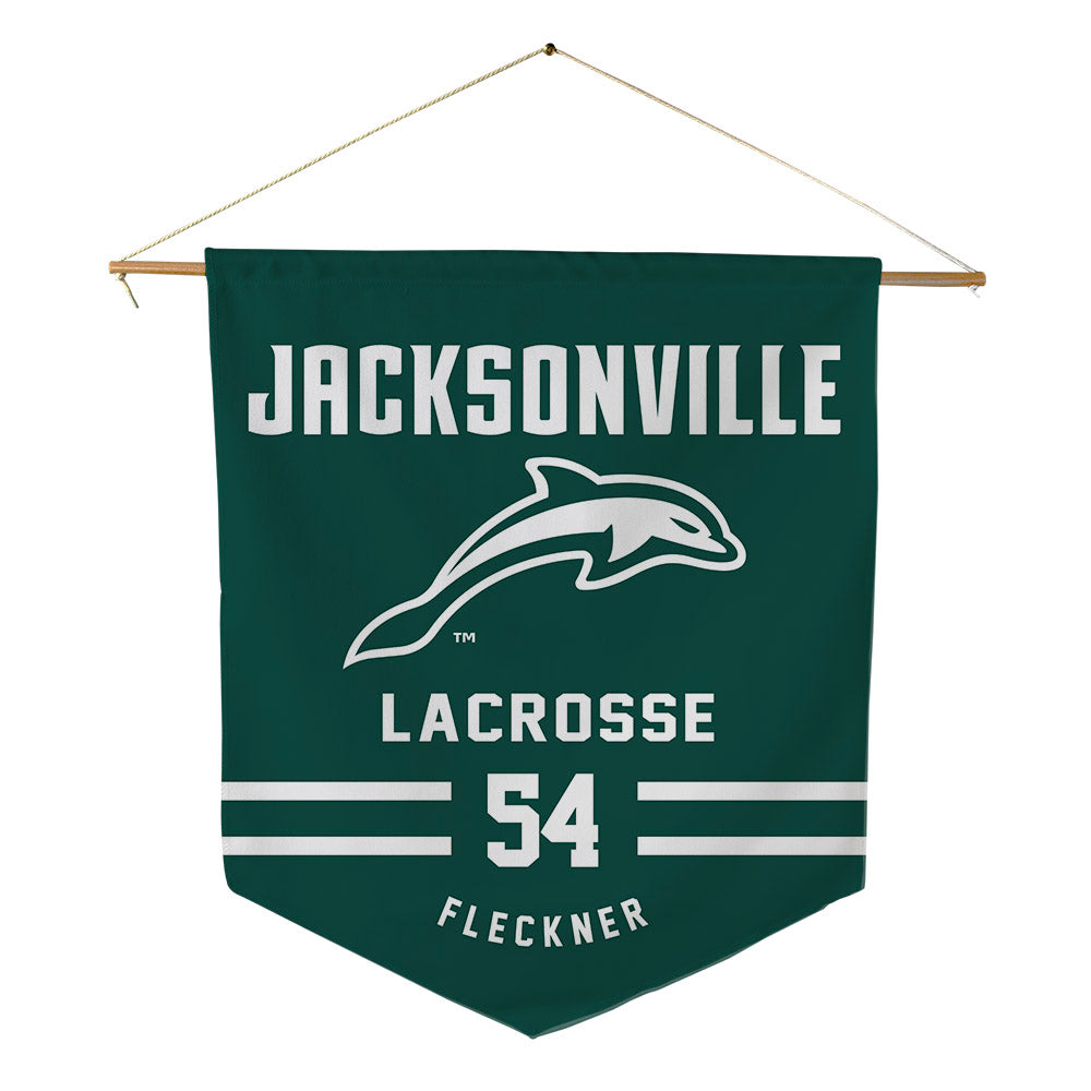 Jacksonville - NCAA Men's Lacrosse : Henry Fleckner - Pennant - 18" x 21"-0