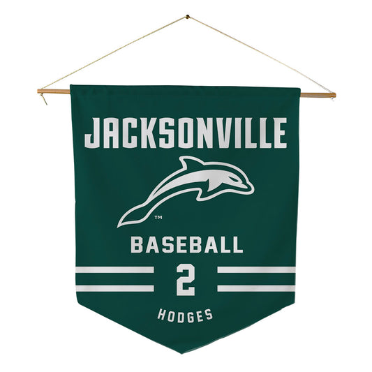 Jacksonville - NCAA Baseball : Clayton Hodges - Pennant - 18" x 21"-0