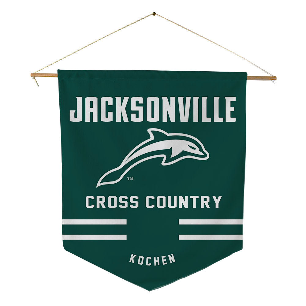 Jacksonville - NCAA Men's Cross Country : Zander Kochen - Pennant - 18" x 21"-0