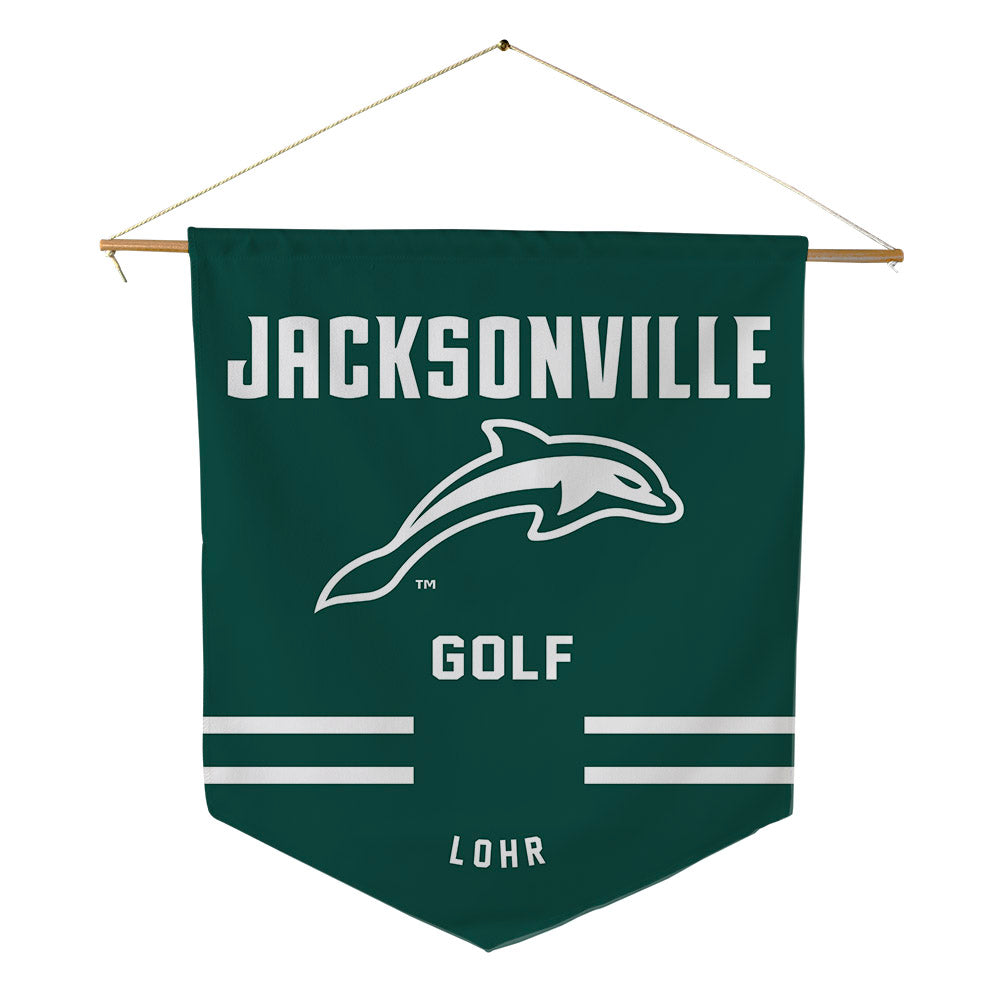 Jacksonville - NCAA Men's Golf : Brandon Lohr - Pennant - 18" x 21"-0