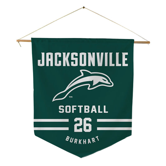 Jacksonville - NCAA Softball : Maci Burkhart - Pennant - 18" x 21"-0