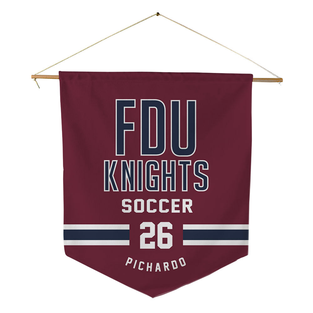 FDU - NCAA Men's Soccer : Alexander Pichardo - Pennant - 18" x 21"-0