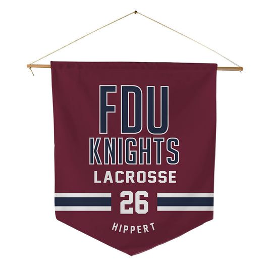 FDU - NCAA Women's Lacrosse : Kendal Hippert - Pennant - 18" x 21"-0