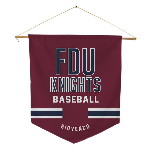 FDU - NCAA Baseball : Jack Giovenco - Pennant - 18" x 21"-0