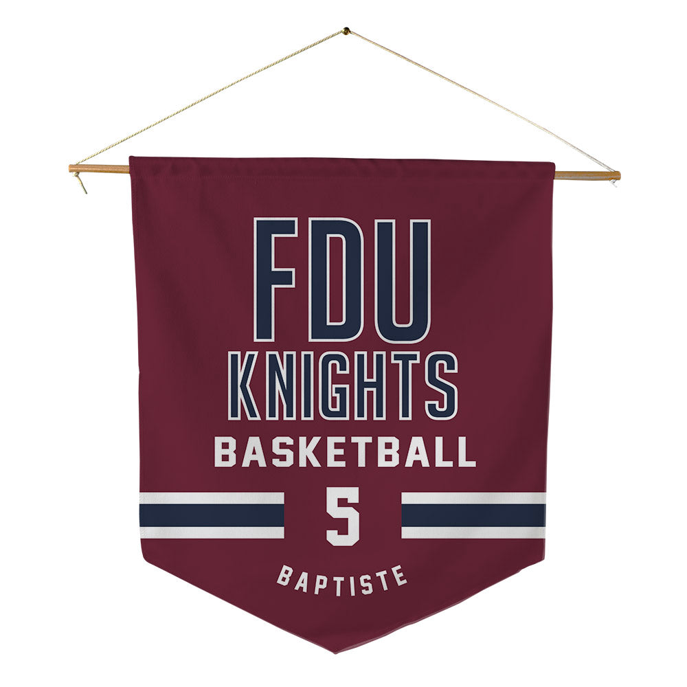 FDU - NCAA Women's Basketball : Talia Baptiste - Pennant - 18" x 21"-0