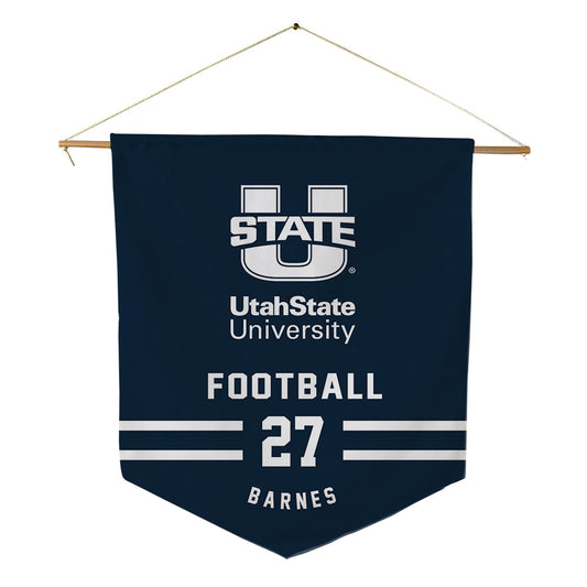 Utah State - NCAA Football : Blake Barnes - Pennant - 18" x 21"-0