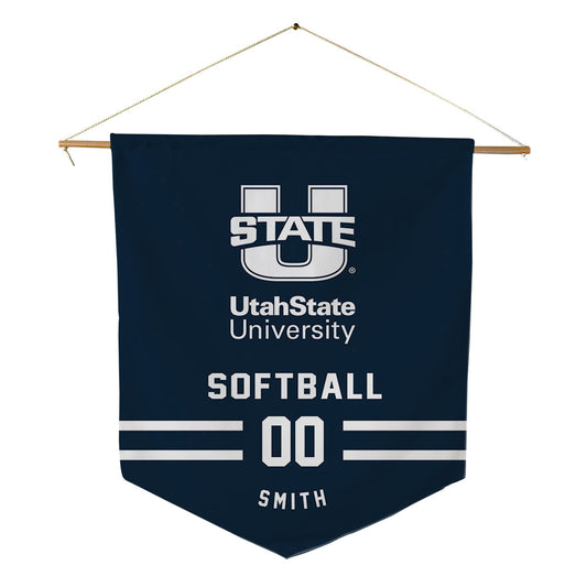 Utah State - NCAA Softball : Bri Smith - Pennant - 18" x 21"-0