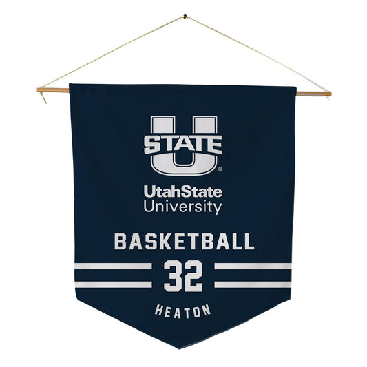 Utah State - NCAA Women's Basketball : Jamisyn Heaton - Pennant - 18" x 21"-0