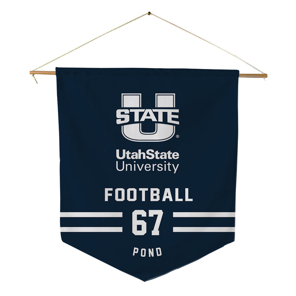 Utah State - NCAA Football : Adam Pond - Pennant - 18" x 21"-0