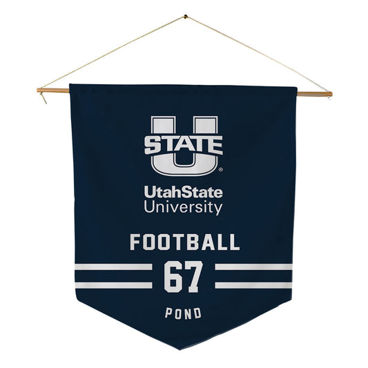 Utah State - NCAA Football : Adam Pond - Pennant - 18" x 21"-0