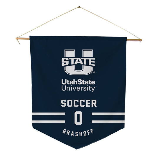 Utah State - NCAA Women's Soccer : Allee Grashoff - Pennant - 18" x 21"-0