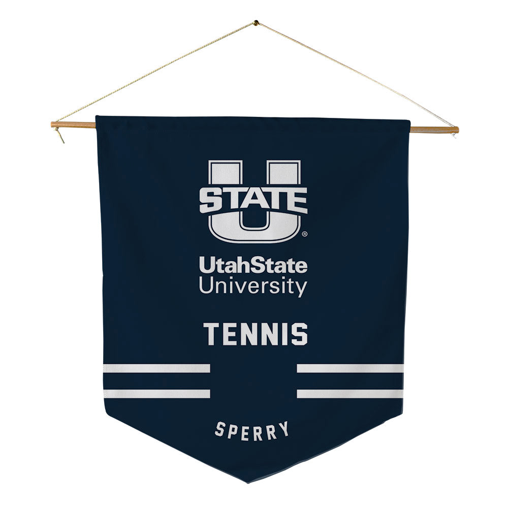 Utah State - NCAA Women's Tennis : Kylee Sperry - Pennant - 18" x 21"-0