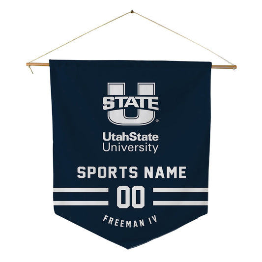 Utah State - NCAA Football : Robert Freeman IV - Pennant - 18" x 21"-0