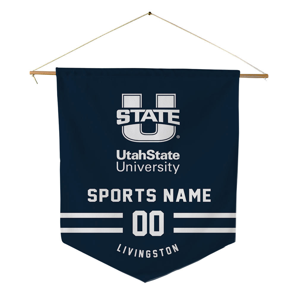Utah State - NCAA Women's Basketball : Elise Livingston - Pennant - 18" x 21"-0
