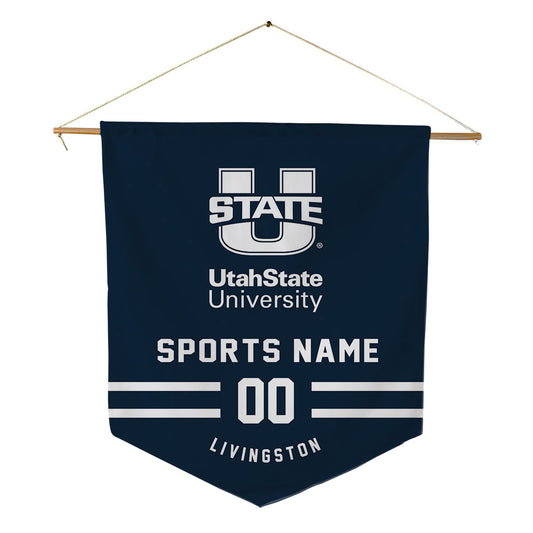 Utah State - NCAA Women's Basketball : Elise Livingston - Pennant - 18" x 21"-0