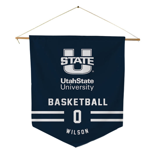Utah State - NCAA Women's Basketball : Rachel Wilson - Pennant - 18" x 21"-0