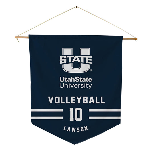 Utah State - NCAA Women's Volleyball : Delaney Lawson - Pennant - 18" x 21"-0