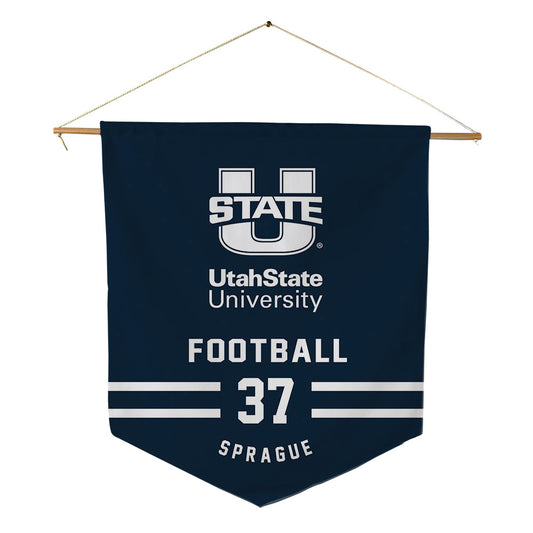 Utah State - NCAA Football : Dylan Sprague - Pennant - 18" x 21"-0