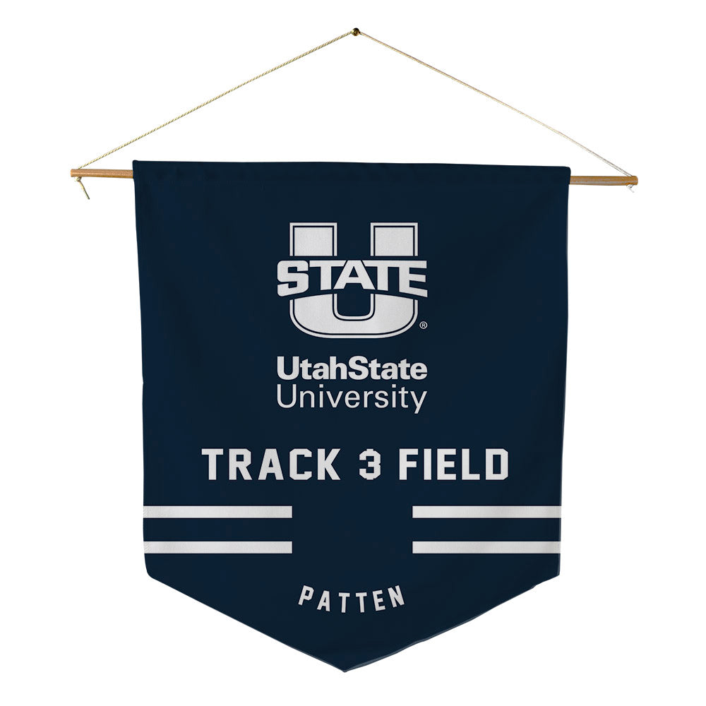 Utah State - NCAA Men's Track & Field : Mackenzie Patten - Pennant - 18" x 21"-0
