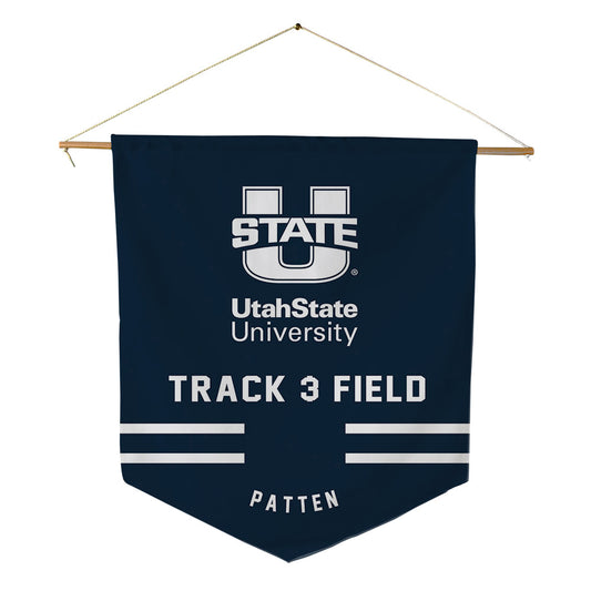 Utah State - NCAA Men's Track & Field : Mackenzie Patten - Pennant - 18" x 21"-0