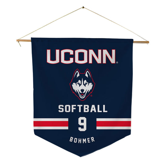 UConn - NCAA Softball : Caprice Bohmer - Pennant - 18" x 21"-0
