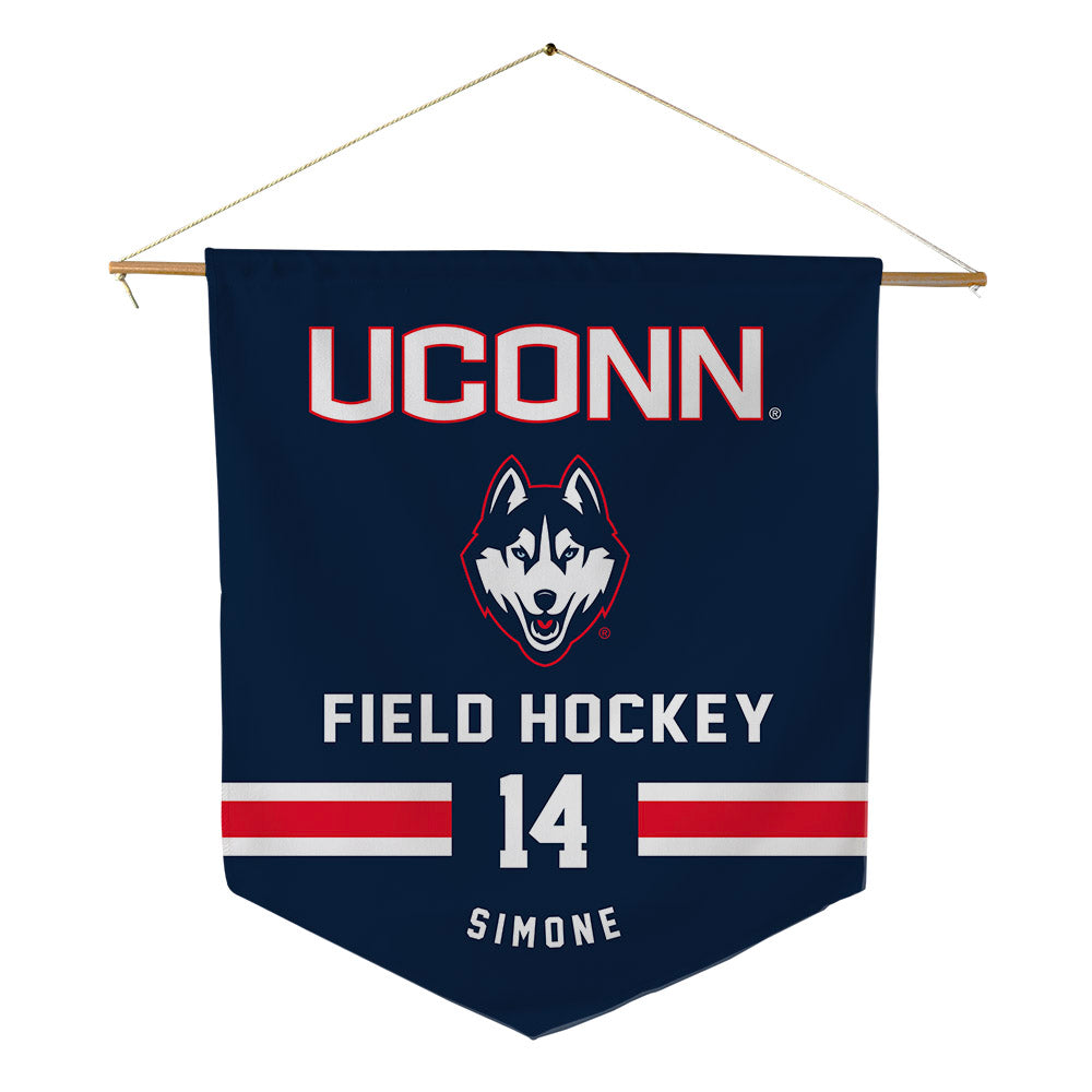 UConn - NCAA Women's Field Hockey : Sol Simone - Pennant - 18" x 21"-0