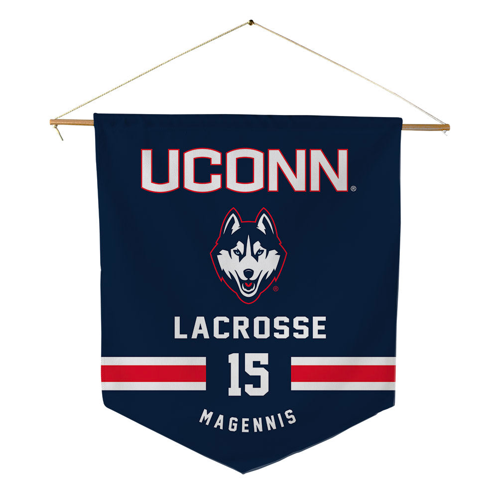 UConn - NCAA Women's Lacrosse : Anna Magennis - Pennant - 18" x 21"-0
