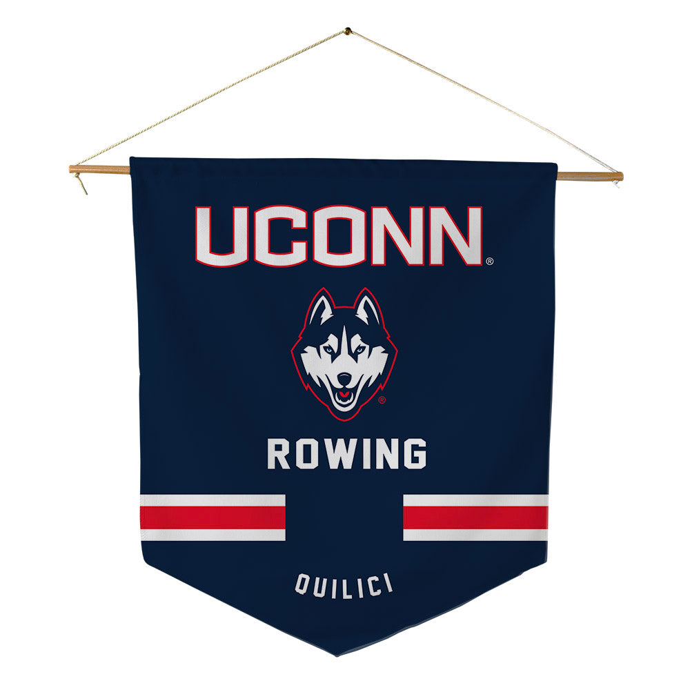 UConn - NCAA Women's Rowing : Mia Quilici - Pennant - 18" x 21"-0