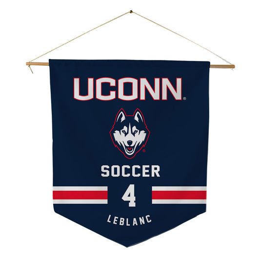 UConn - NCAA Women's Soccer : Lydia LeBlanc - Pennant - 18" x 21"-0