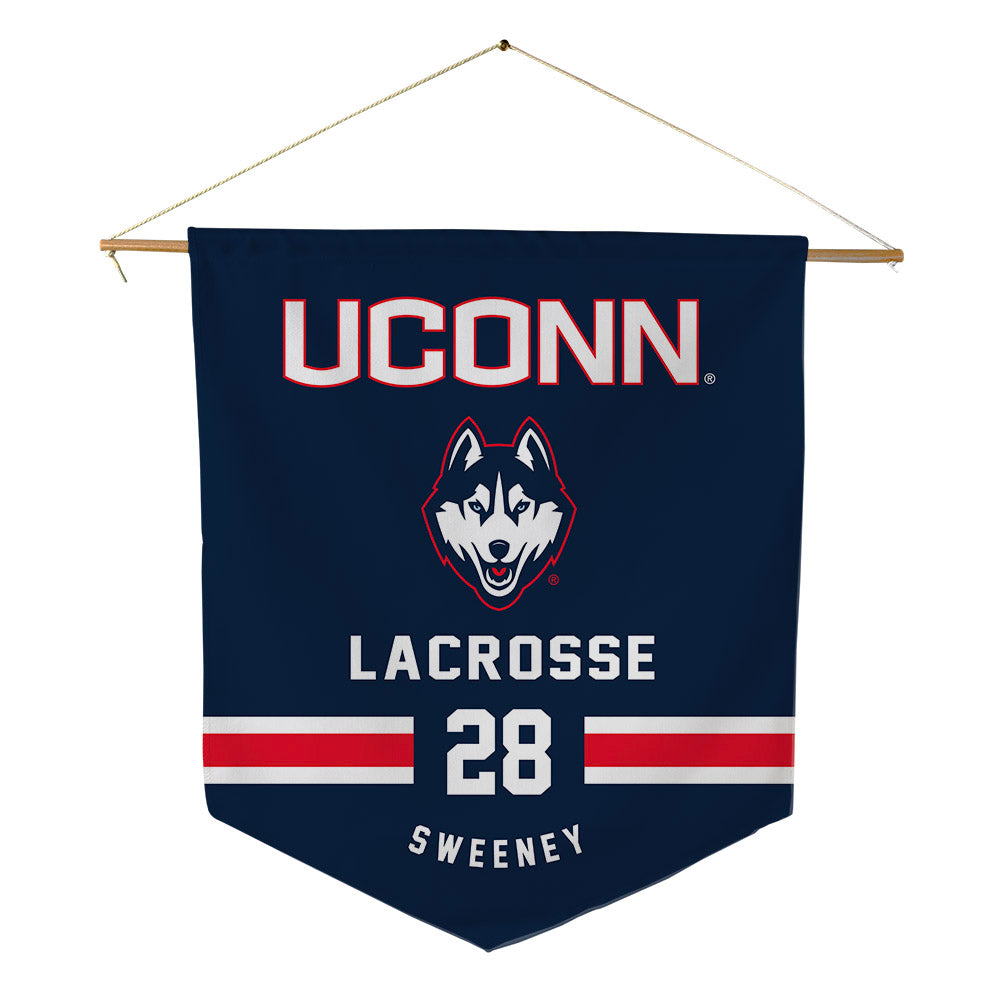 UConn - NCAA Women's Lacrosse : Madison Sweeney - Pennant - 18" x 21"-0