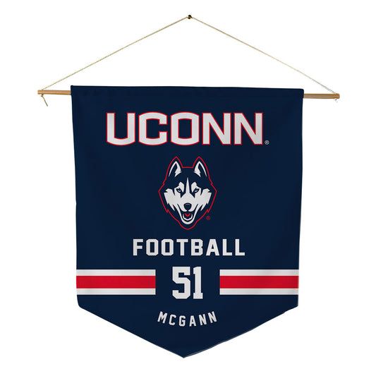 UConn - NCAA Football : Joe McGann - Pennant - 18" x 21"-0
