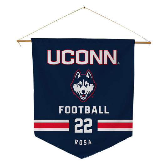UConn - NCAA Football : Victor Rosa - Pennant - 18" x 21"-0