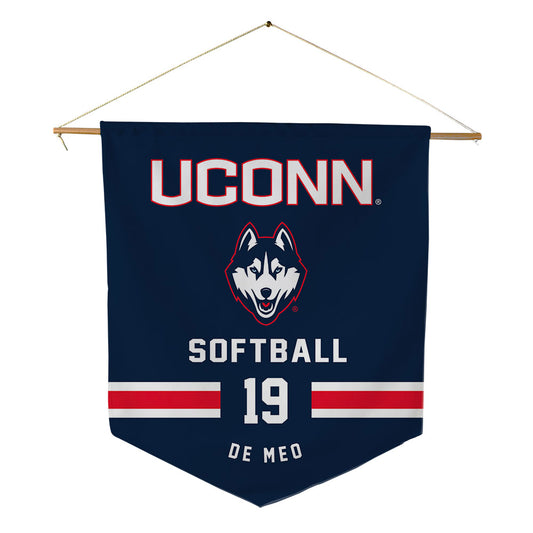 UConn - NCAA Softball : Caylee De Meo - Pennant - 18" x 21"-0