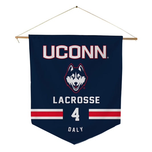 UConn - NCAA Women's Lacrosse : Riley Daly - Pennant - 18" x 21"-0