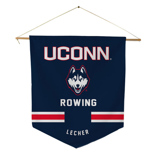 UConn - NCAA Women's Rowing : Sydell Lecher - Pennant - 18" x 21"-0