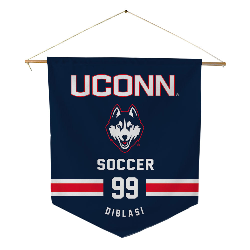 UConn - NCAA Women's Soccer : Elizabeth DiBlasi - Pennant - 18" x 21"-0