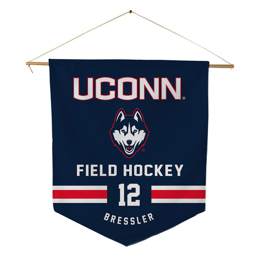 UConn - NCAA Women's Field Hockey : Julia Bressler - Pennant - 18" x 21"-0