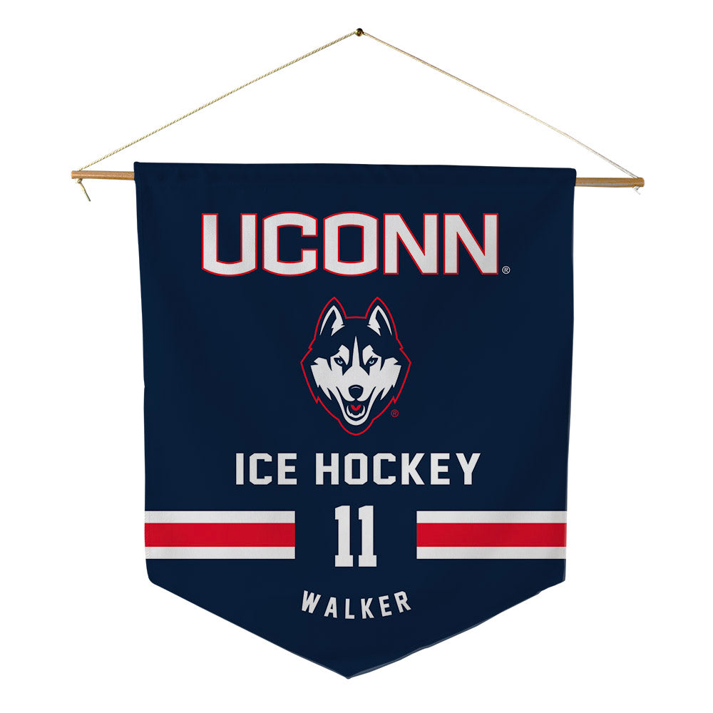 UConn - NCAA Women's Ice Hockey : Christina Walker - Pennant - 18" x 21"-0