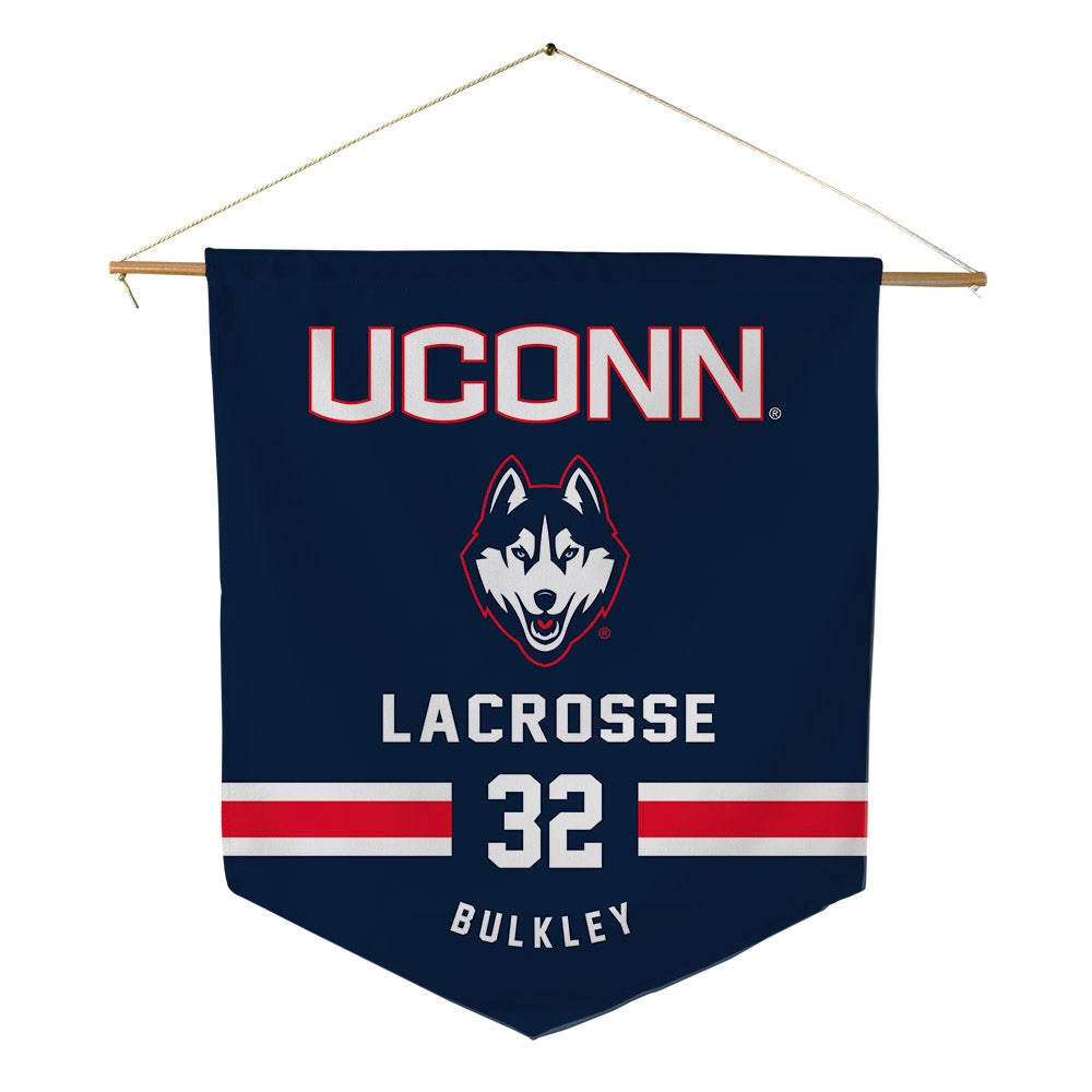 UConn - NCAA Women's Lacrosse : Brooke Bulkley - Pennant - 18" x 21"-0